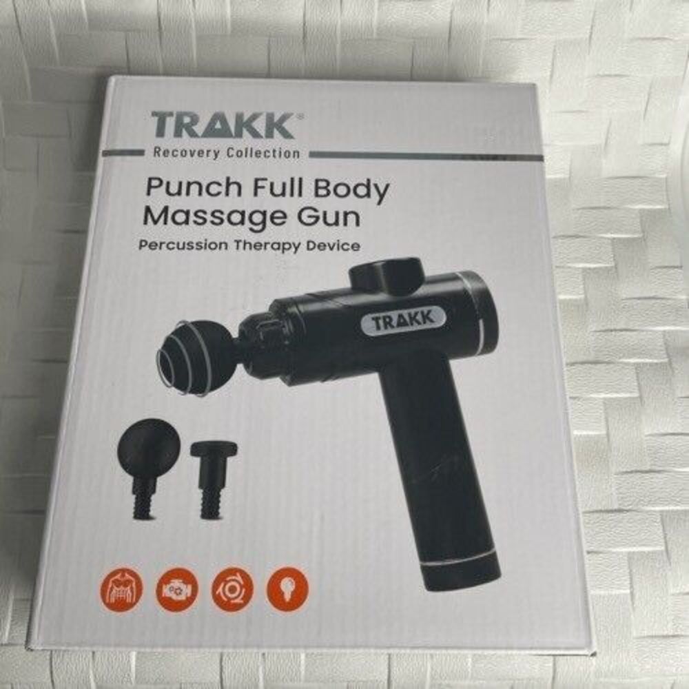 New TRAKK Recovery Collection Punch Full Body Massage Gun Percussion Therapy